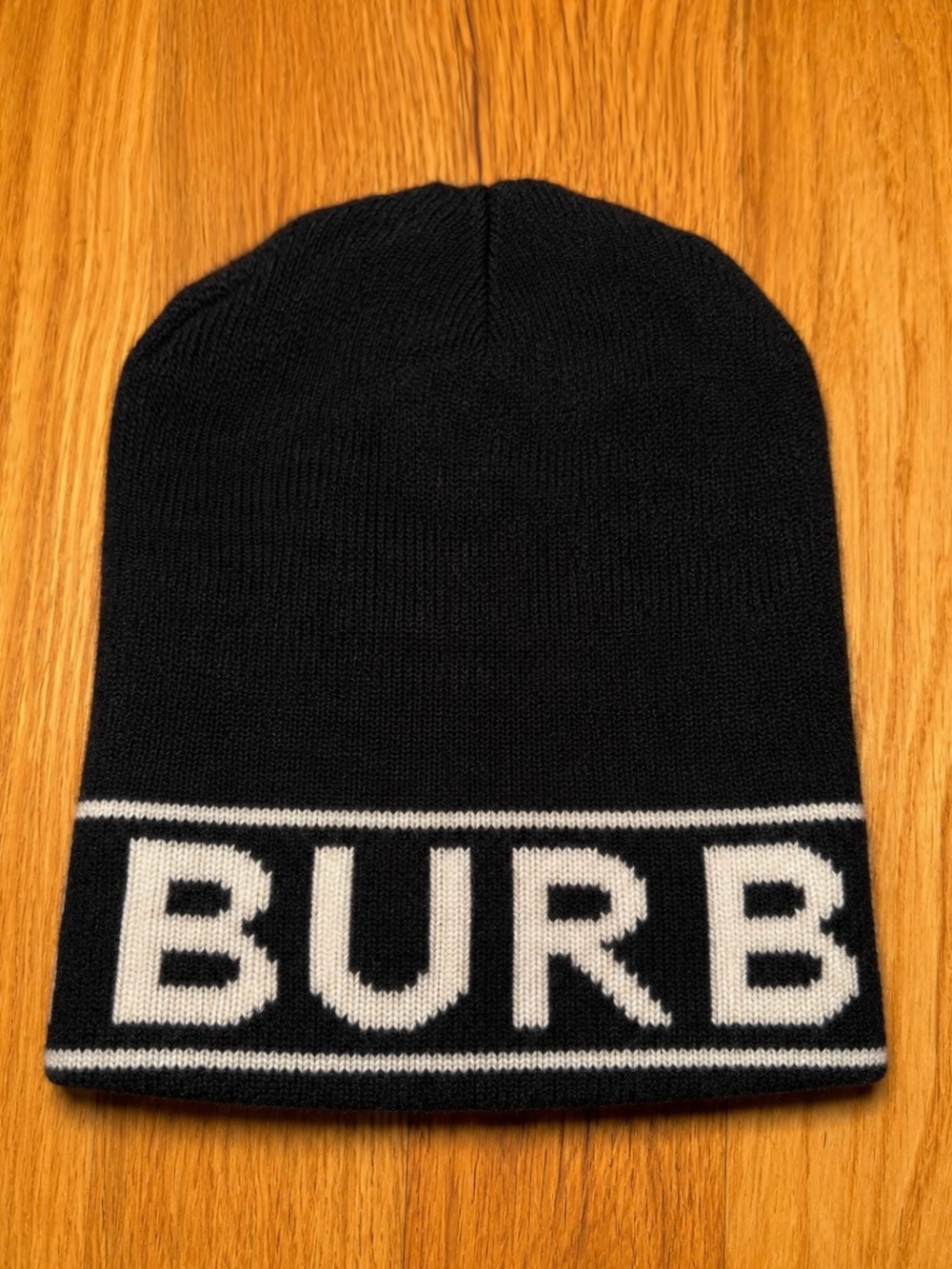 Burberry Cashmere & Wool Beanie Hat